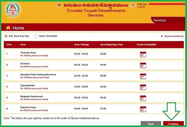 TTD Nijapada Darshanam Tickets Online booking timings